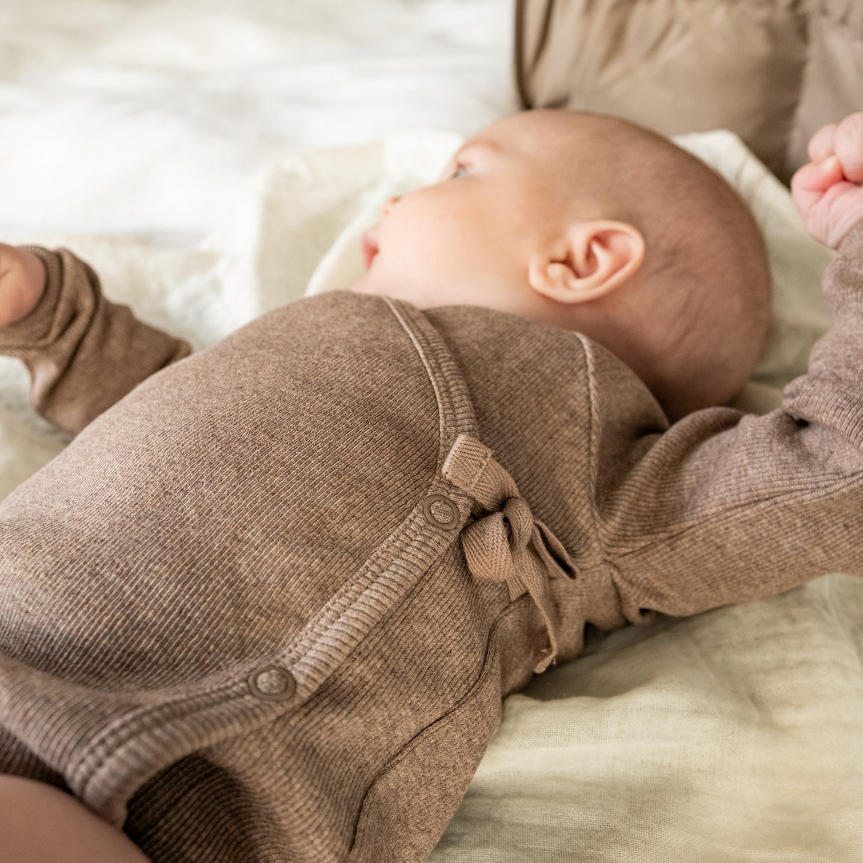 That's Mine Brown Melange Becca Slå-om Bodystocking