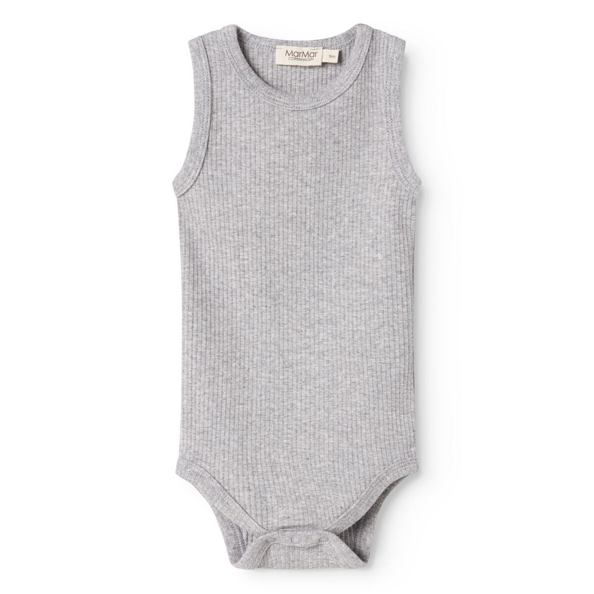 MarMar Modal Melange Light Grey Melange Body Sleeveless