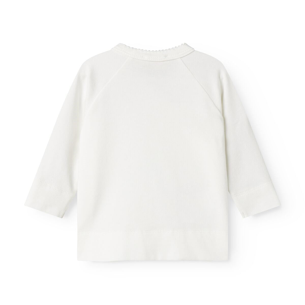 MarMar Modal New Born Gentle White Tut Slå-Om LS Bluse