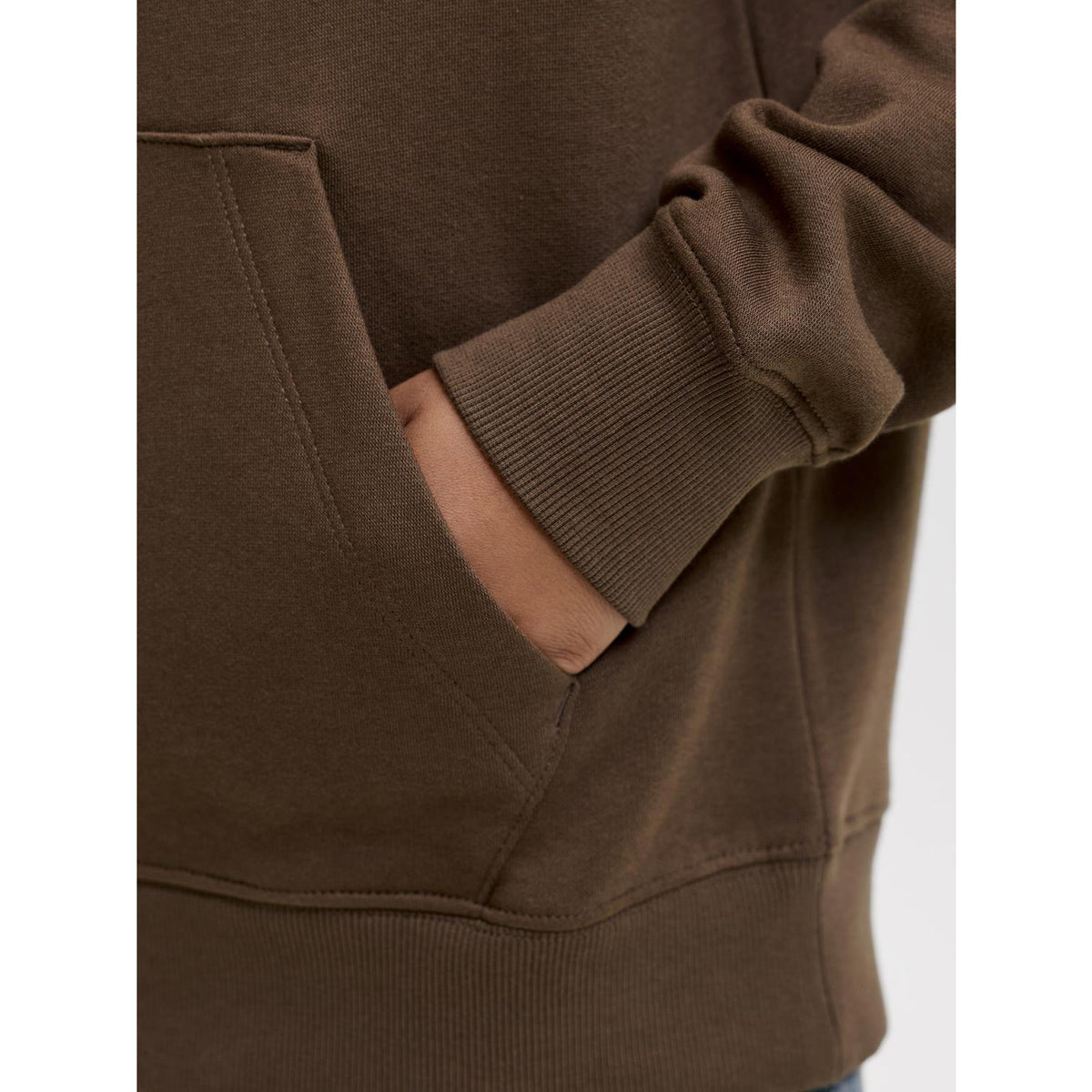 Jack & Jones Cocoa Jjestar Jj Sweat Hætte Noos Jnr