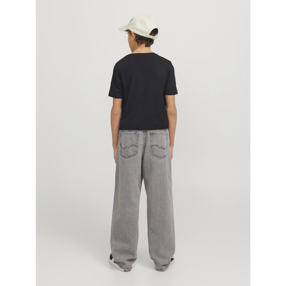 Jack & Jones Grey Denim Jjialex Jjoriginal Sq 852 Noos Jnr