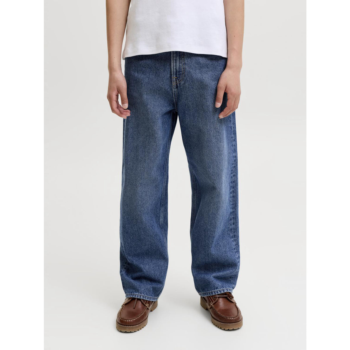 Jack & Jones Blue Denim Jjialex Jjoriginal Akm 367 Noos Jnr
