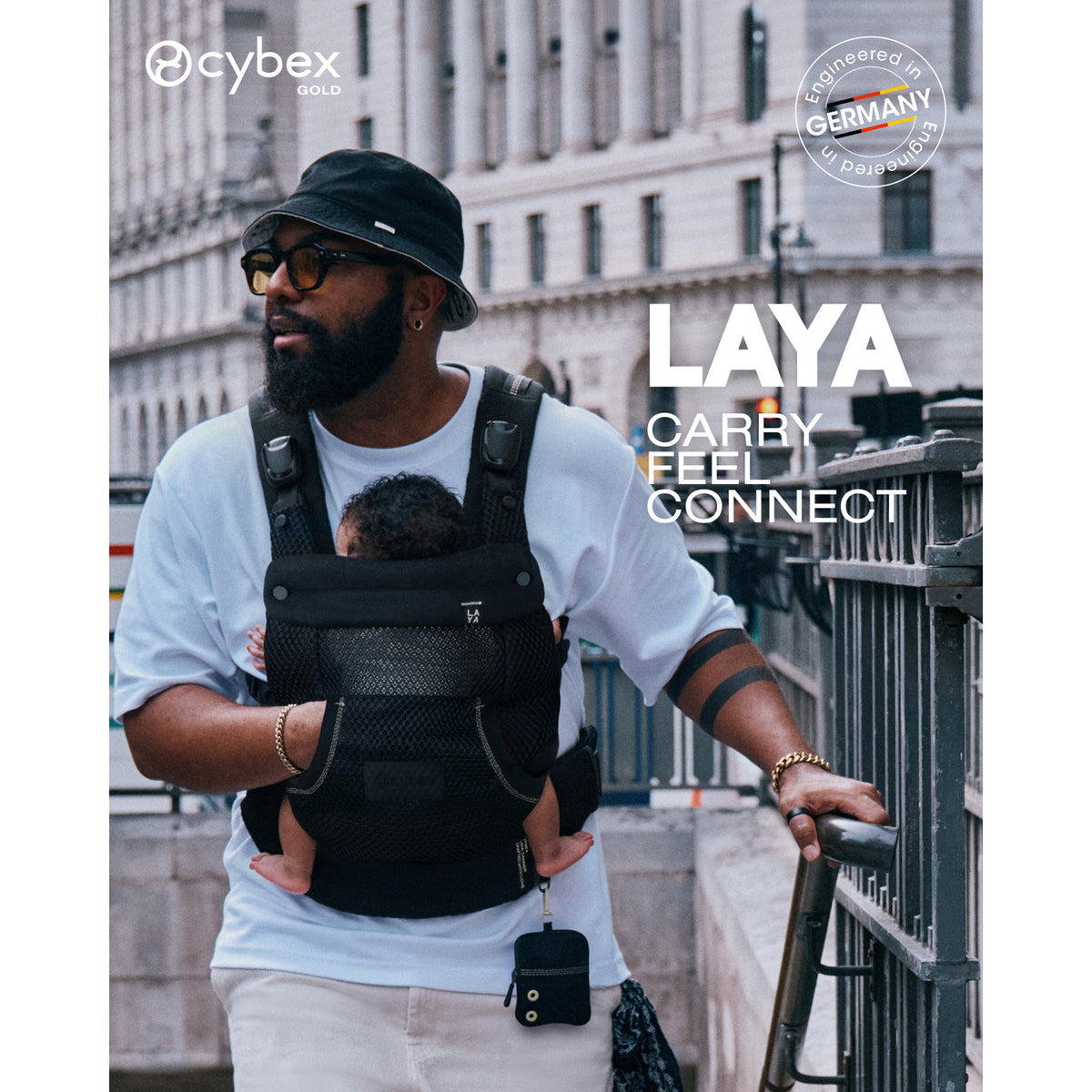 Cybex Laya Bæresele Magic Black