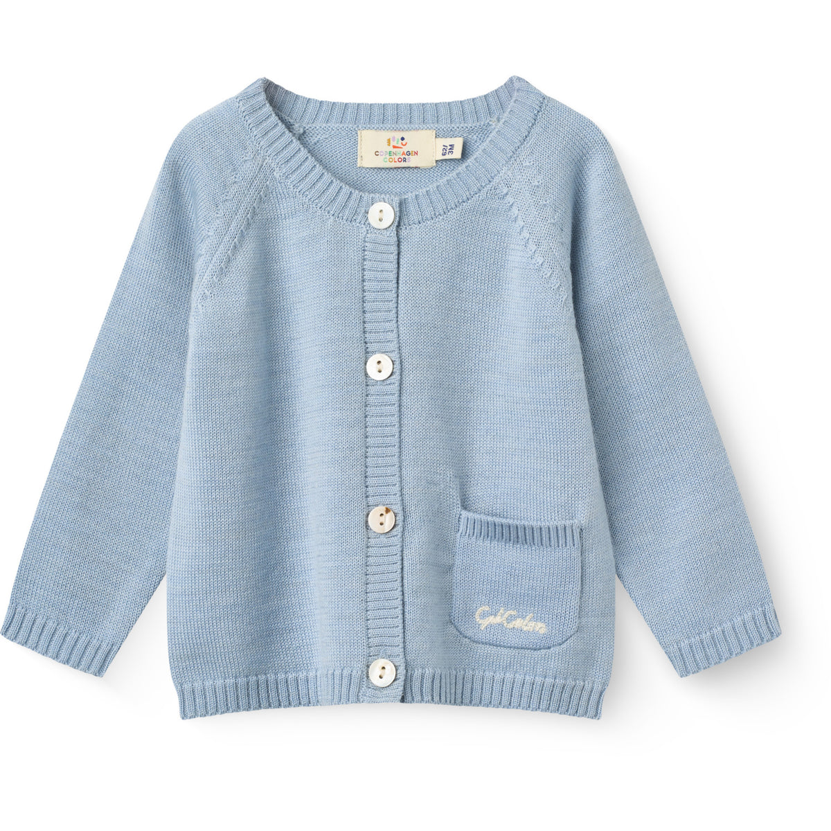 COPENHAGEN COLORS Dusty Blue Classic Merino Baby Sæt