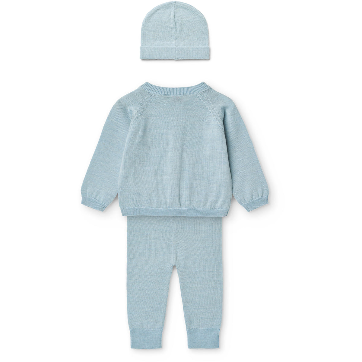 COPENHAGEN COLORS Dusty Blue Classic Merino Baby Sæt