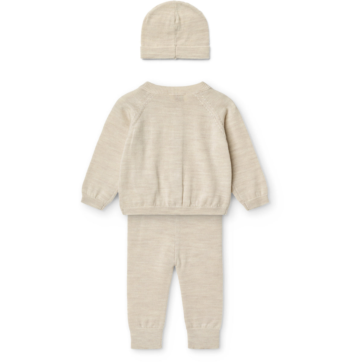 COPENHAGEN COLORS Pale Cream Melange Classic Merino Baby Sæt