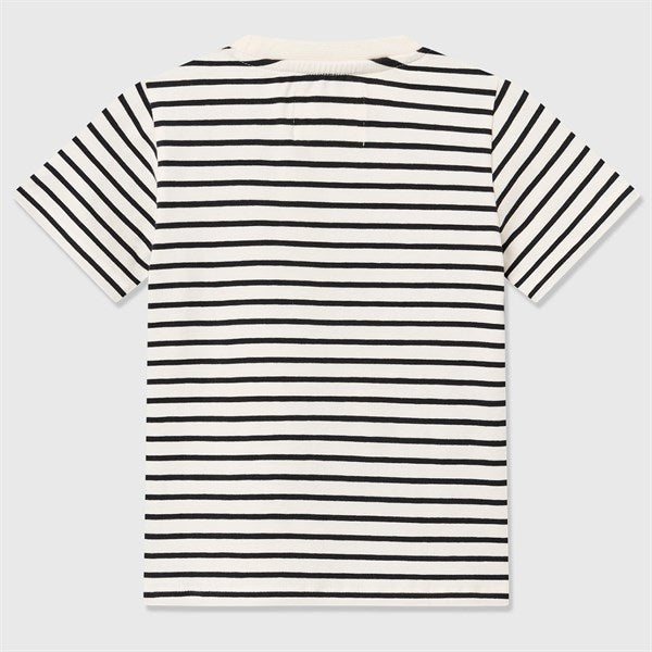 Wood Wood Off-White/Black Stripes Ola T-Shirt 4