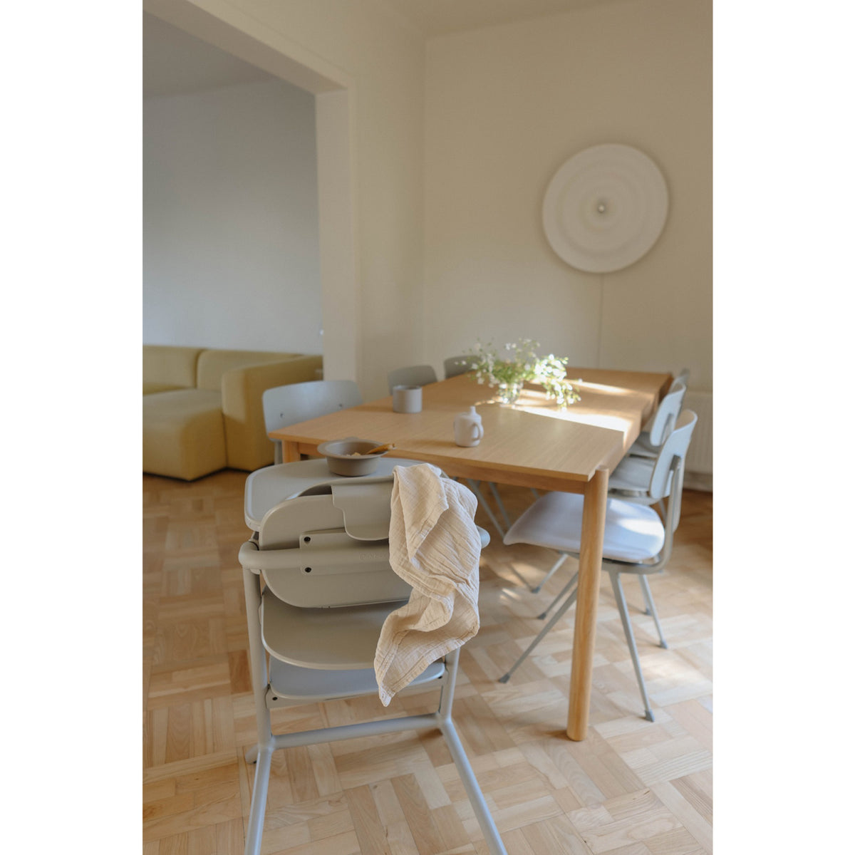Cybex Suede Grey Lemo Højstol