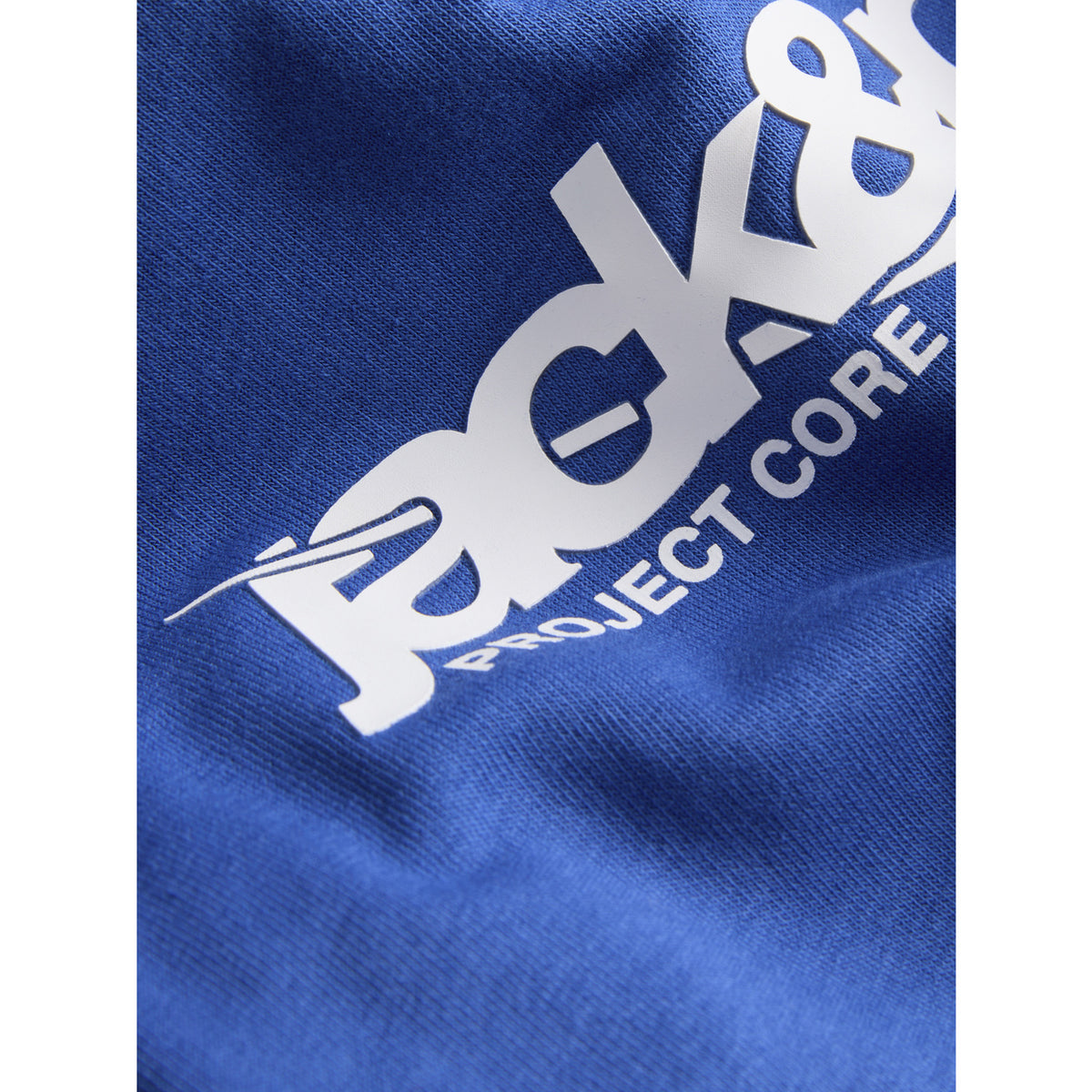Jack & Jones Beaucoup Blue Jwhunion Print Sweat Hætte Jnr
