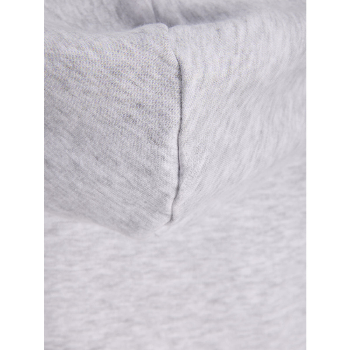 Jack & Jones White Melange Jjaero Sweat Zip Hætte Jnr