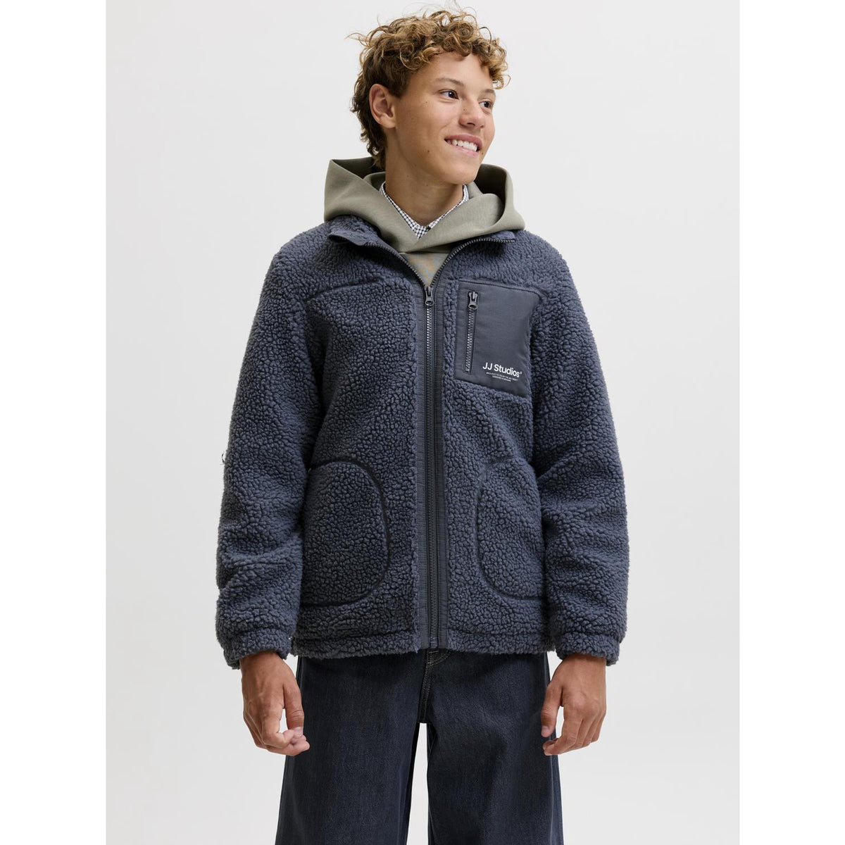 Jack & Jones Turbulence Jjesoho Teddy Jakke Aw26 Sn Jnr