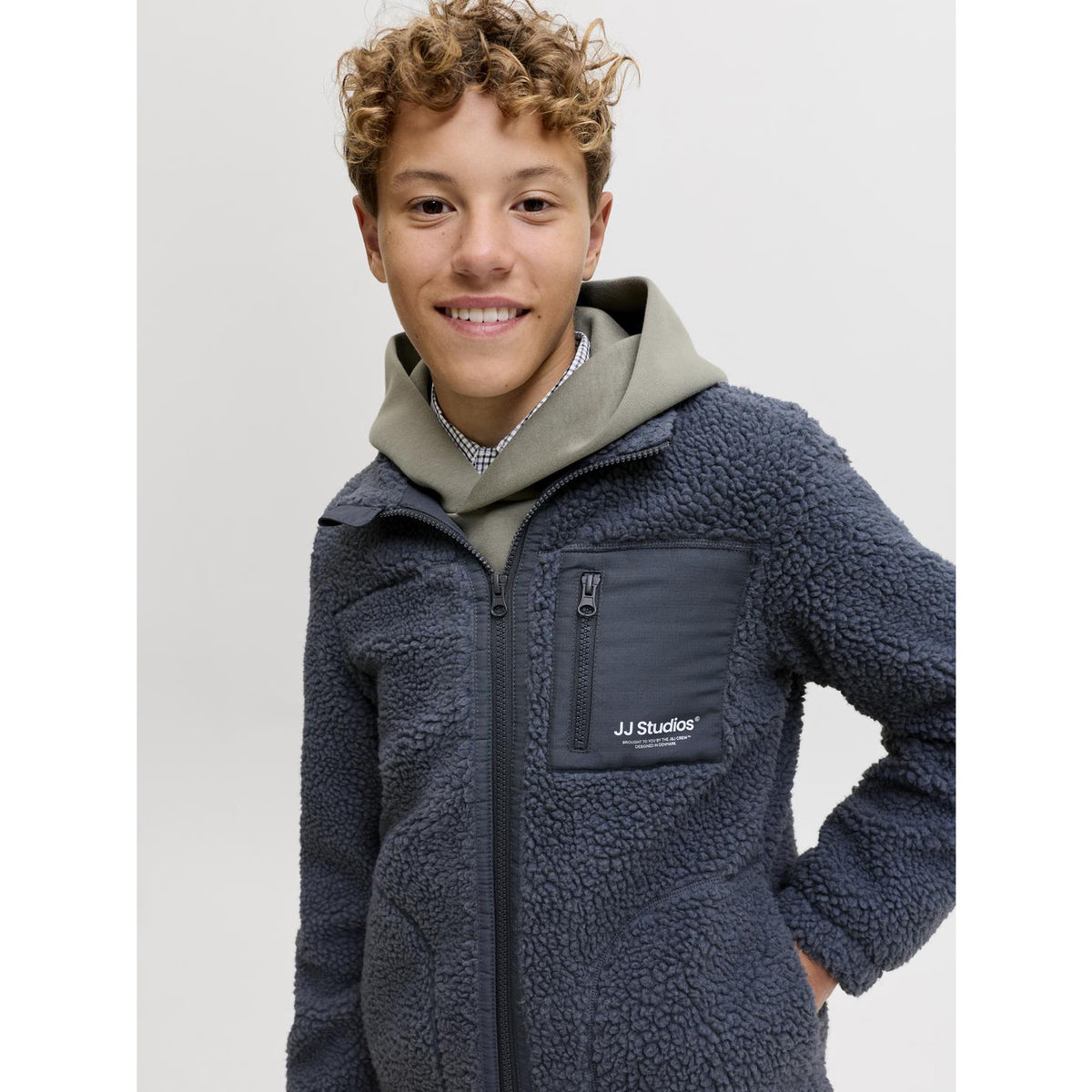 Jack & Jones Turbulence Jjesoho Teddy Jakke Aw26 Sn Jnr
