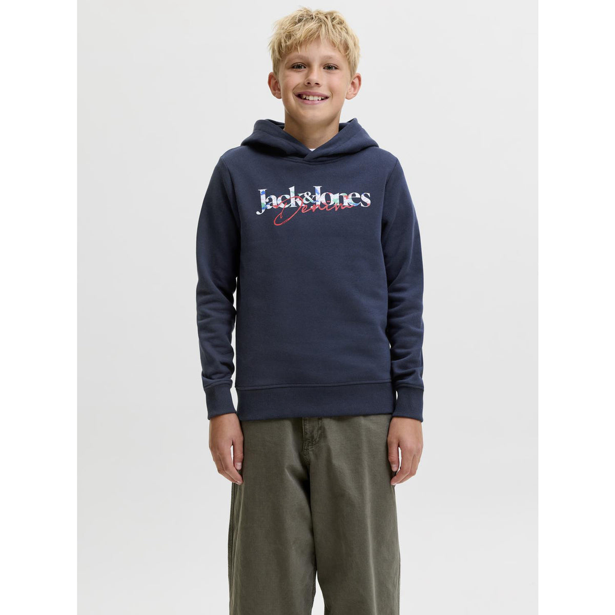 Jack & Jones Navy Blazer Jjtom Sweat Hætte Sn Jnr