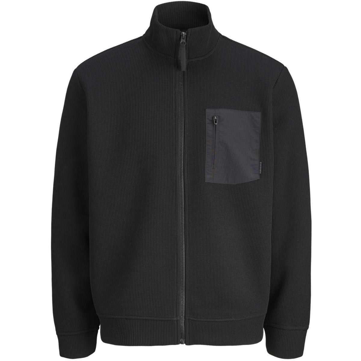 Jack & Jones Black Jcofusion Strik Lomme Full Zip Jnr