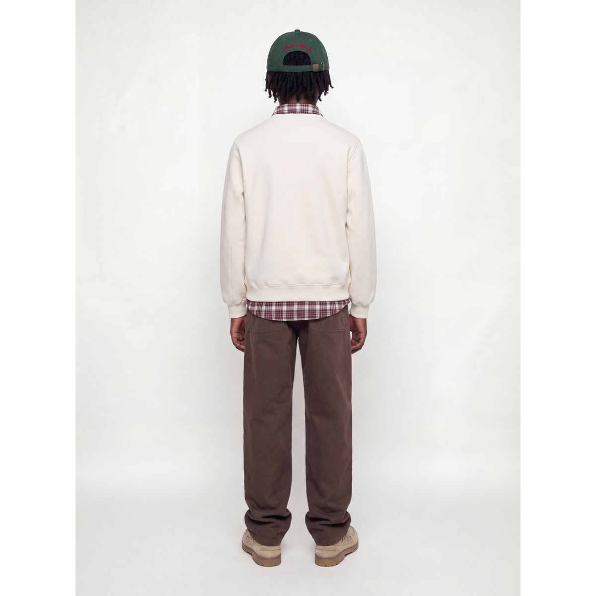 Jack & Jones Antique White Jorchamberi Typo Sweat Crew Neck Jnr