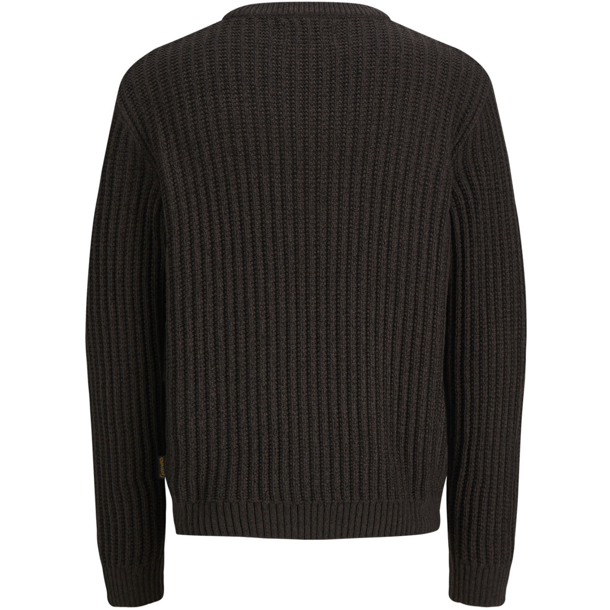 Jack & Jones Mulch Twisted Black Jjjaxon Strik Crew Neck Jnr