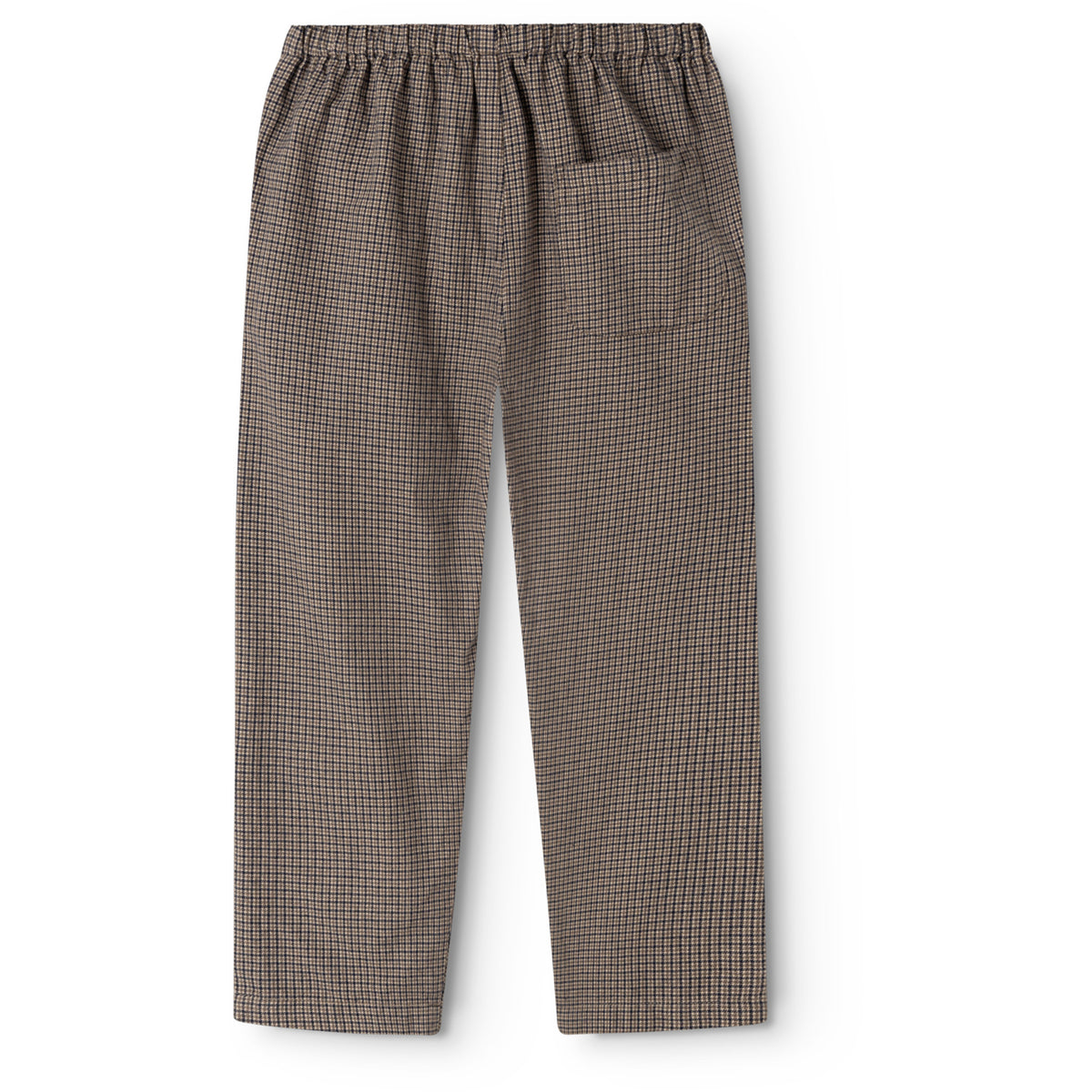 MarMar Structured Soft Cotton Houndstooth Check Panto Bukser