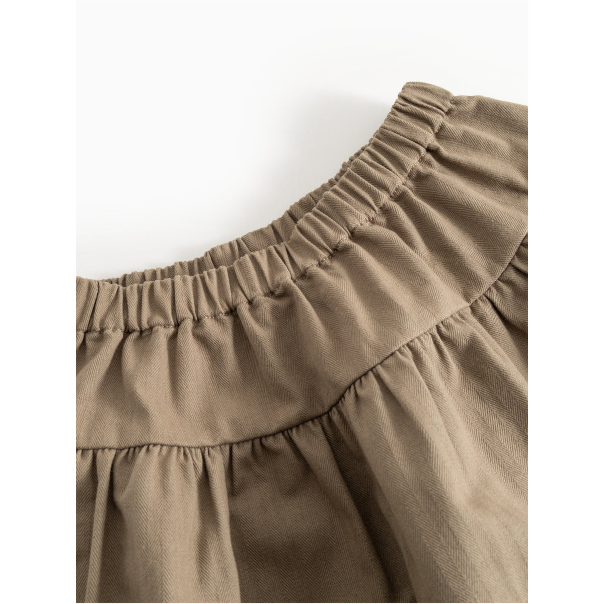 MarMar Herringbone Twill Mud Sylvia L Nederdel