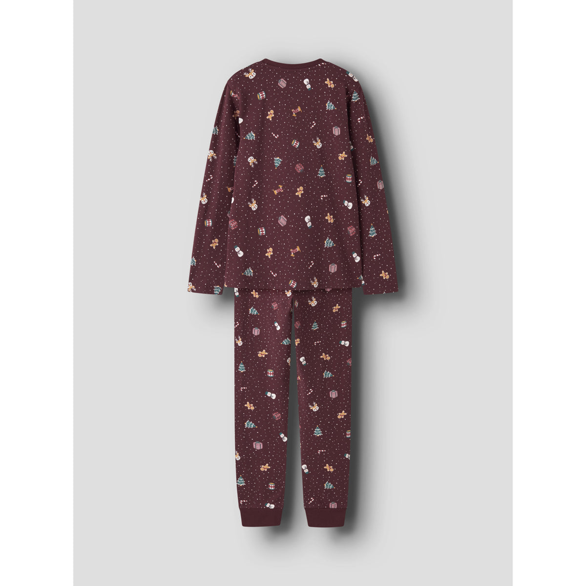 Name It Burgundy Christmas Nknvismas Ls Natsæt