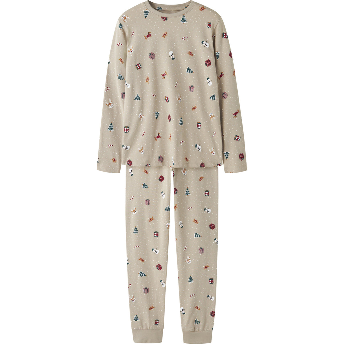Name It Pure Cashmere Christmas Nknvismas Ls Natsæt