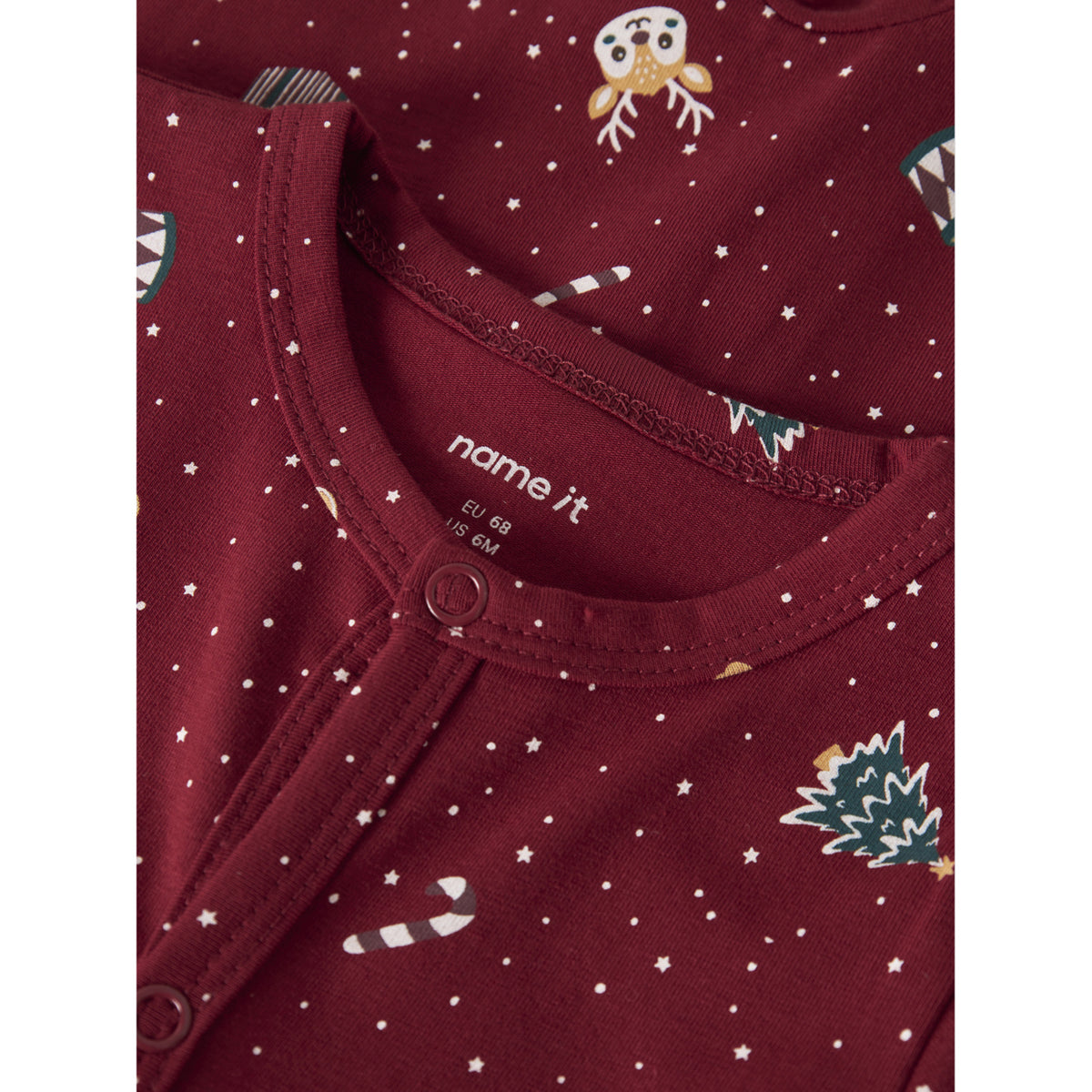 Name It Red Dahlia Christmas Nbnvismas Ls Natdragt