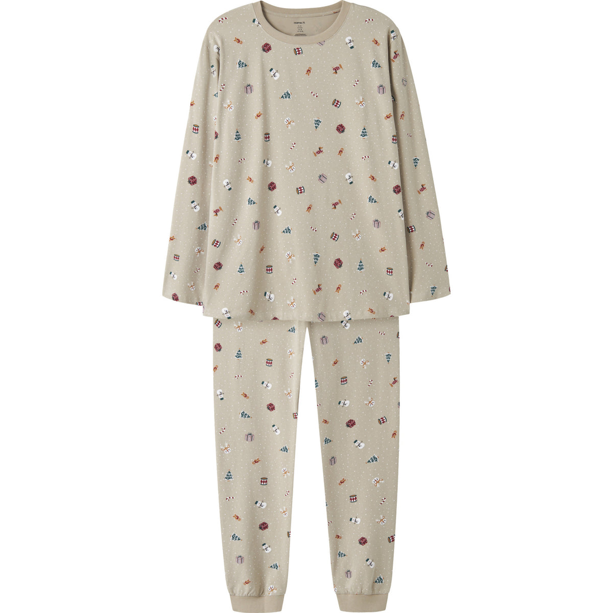 Name It Pure Cashmere Christmas Nanvismas Ls Natsæt