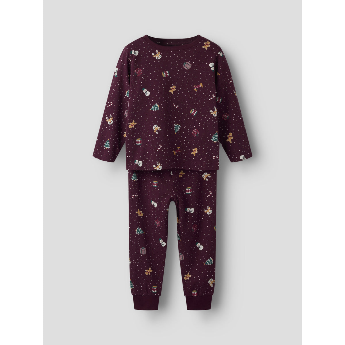 Name It Burgundy Christmas Nmnvismas Ls Natsæt