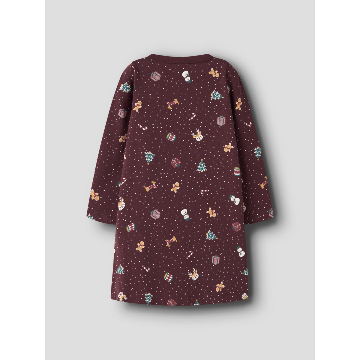 Name It Burgundy Christmas Nmfvismas Ls Natkjole