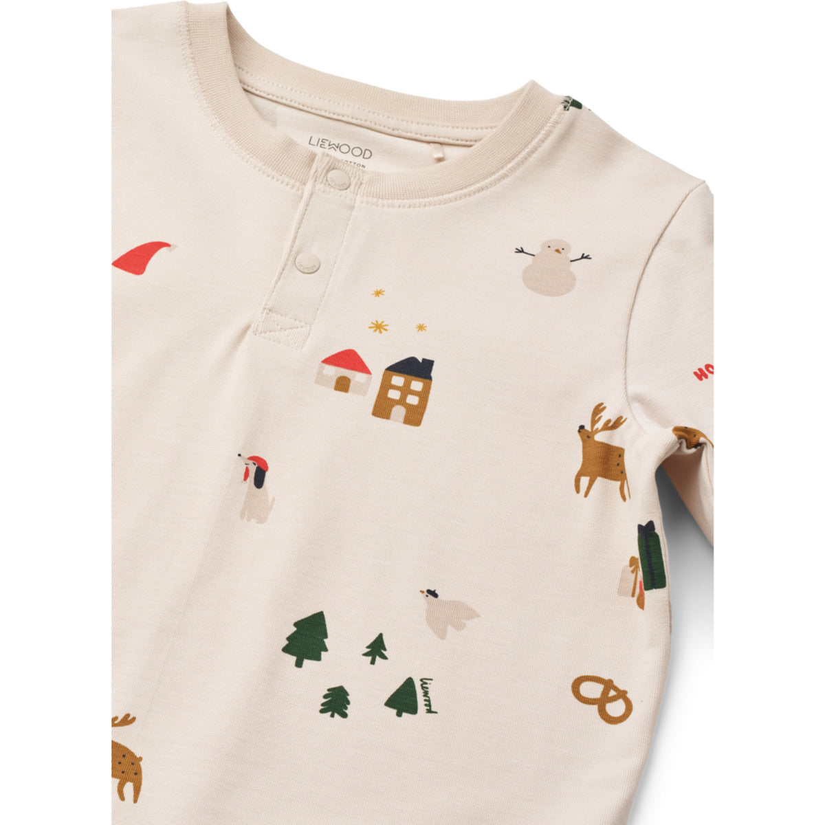LIEWOOD Holiday / Sandy Wilhelm Grow Printed Pyjamas Sæt