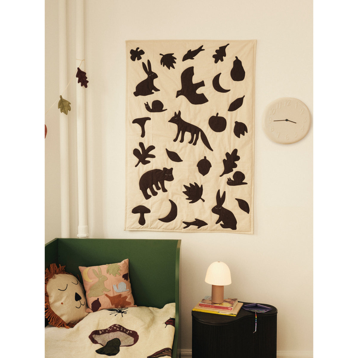 Ferm Living Off-white/Dark Chocolate Lunden Tæppe