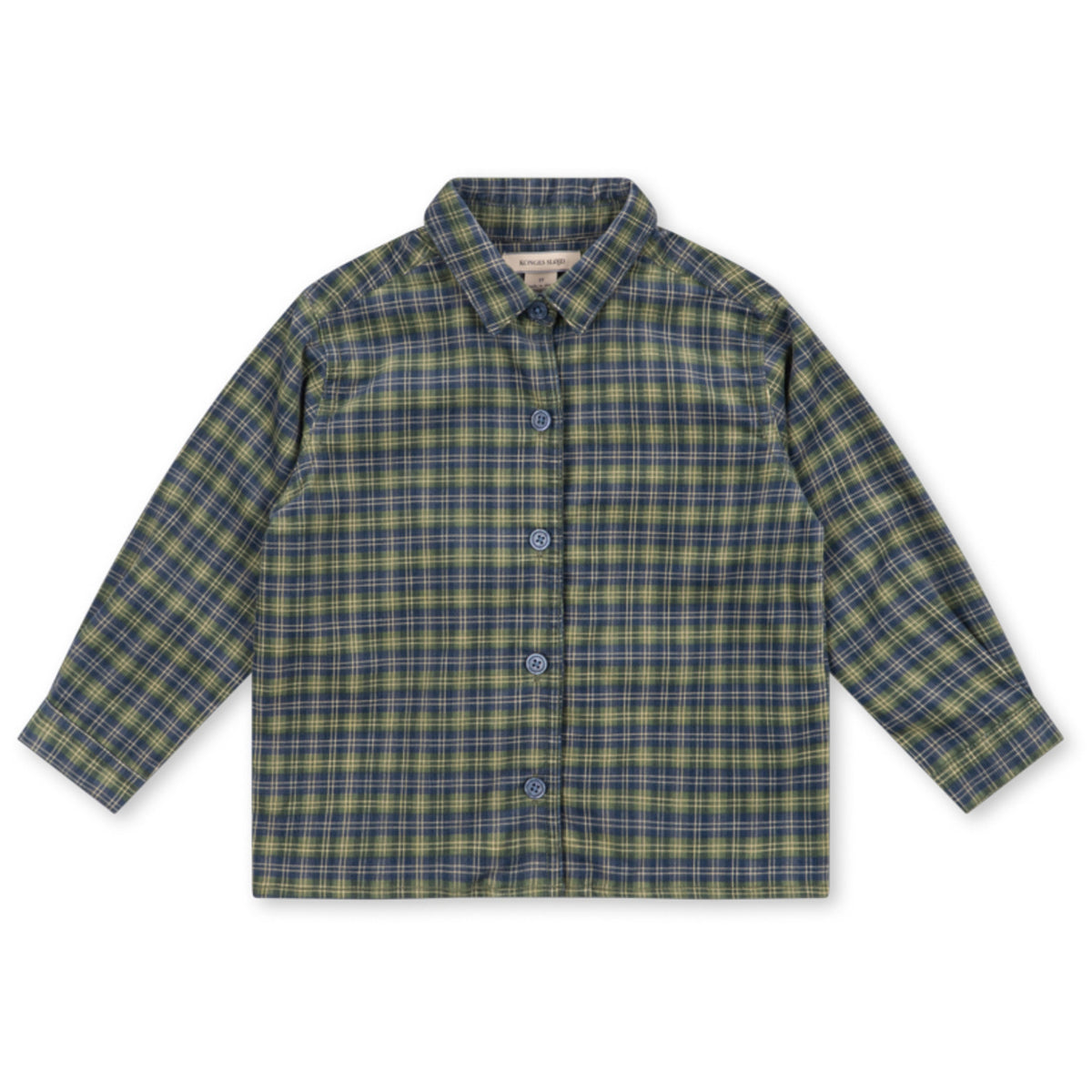 Konges Sløjd Laurel Blue Check Cara Ls Skjorte Gots