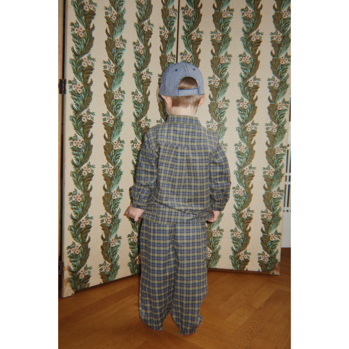 Konges Sløjd Laurel Blue Check Cara Ls Skjorte Gots
