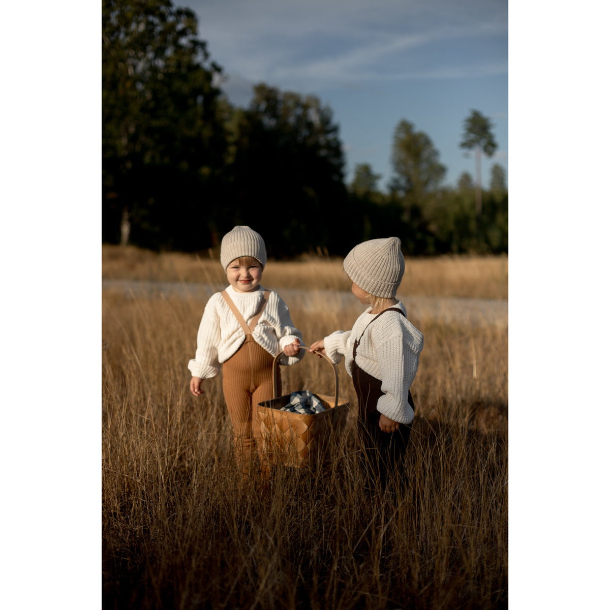 Silly Silas Wooly Footed Strømpebukser Med Braces Espresso Brown