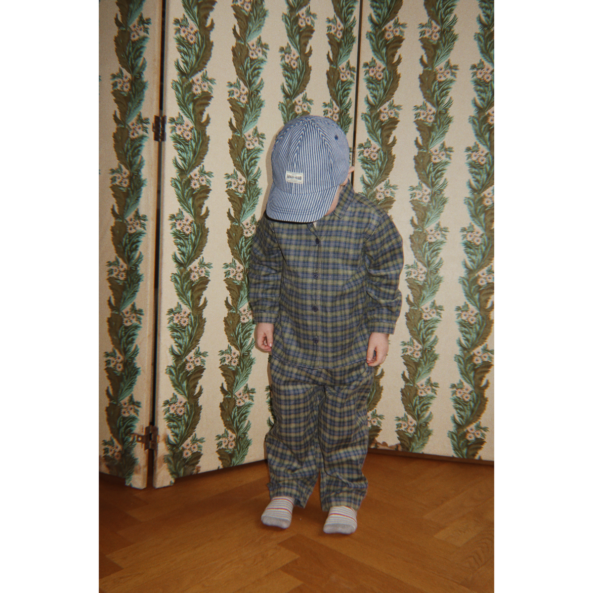 Konges Sløjd Laurel Blue Check Cara Bukser Gots