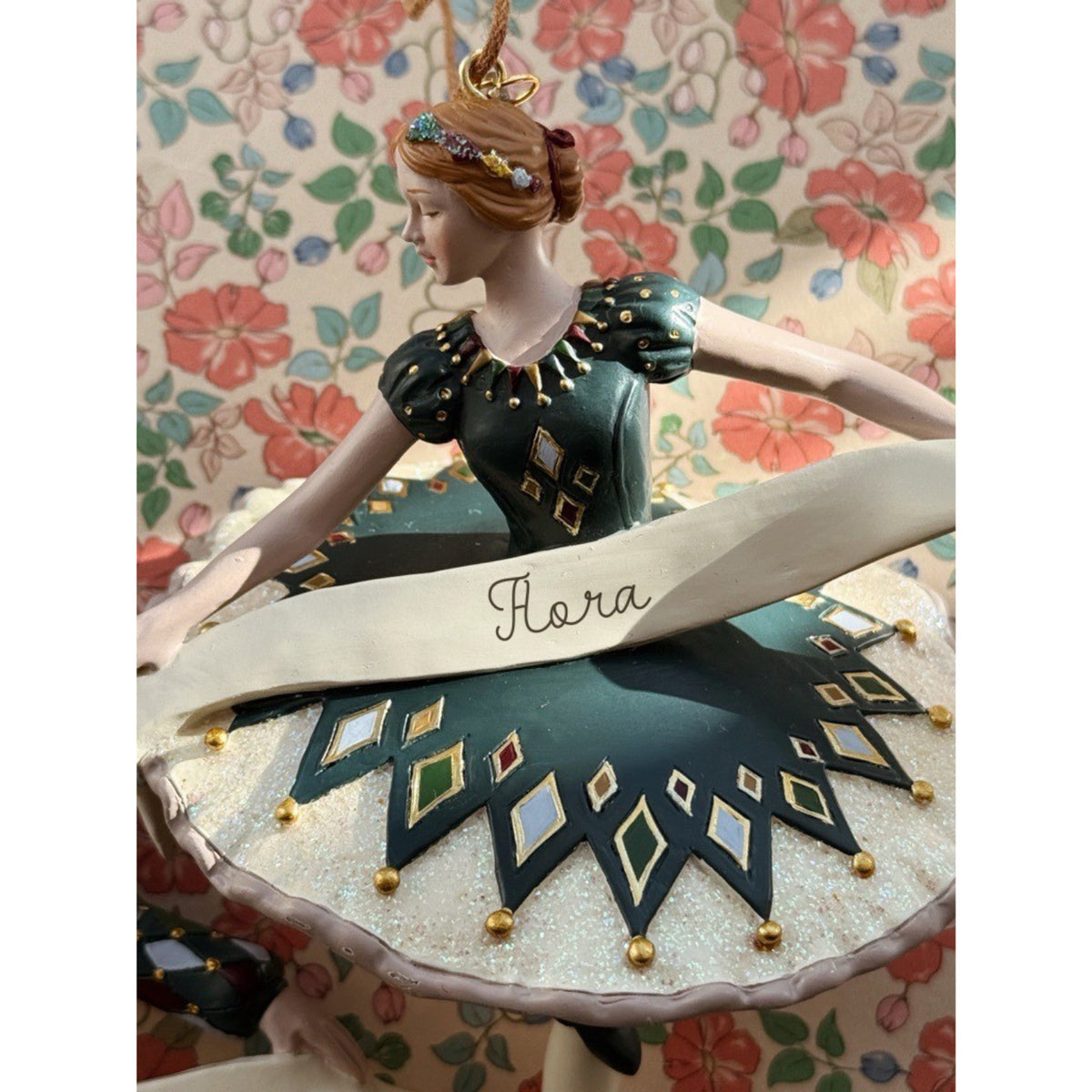 Konges Sløjd Multi Christmas Ornament Harlekin Ballerina