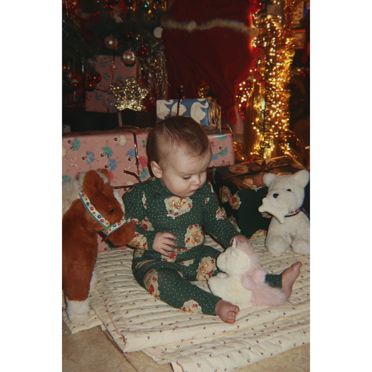 Konges Sløjd Deer Diary Green Basic Body/Pants Sæt Gots