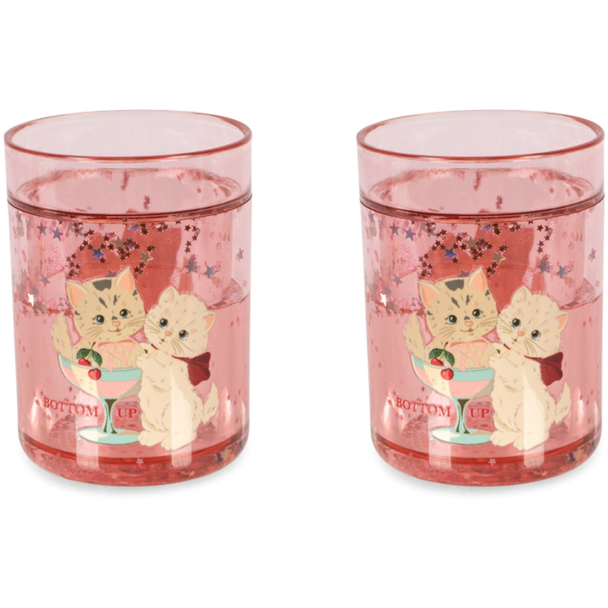 Konges Sløjd Rose Cat 2 Pak Glitter Kopper