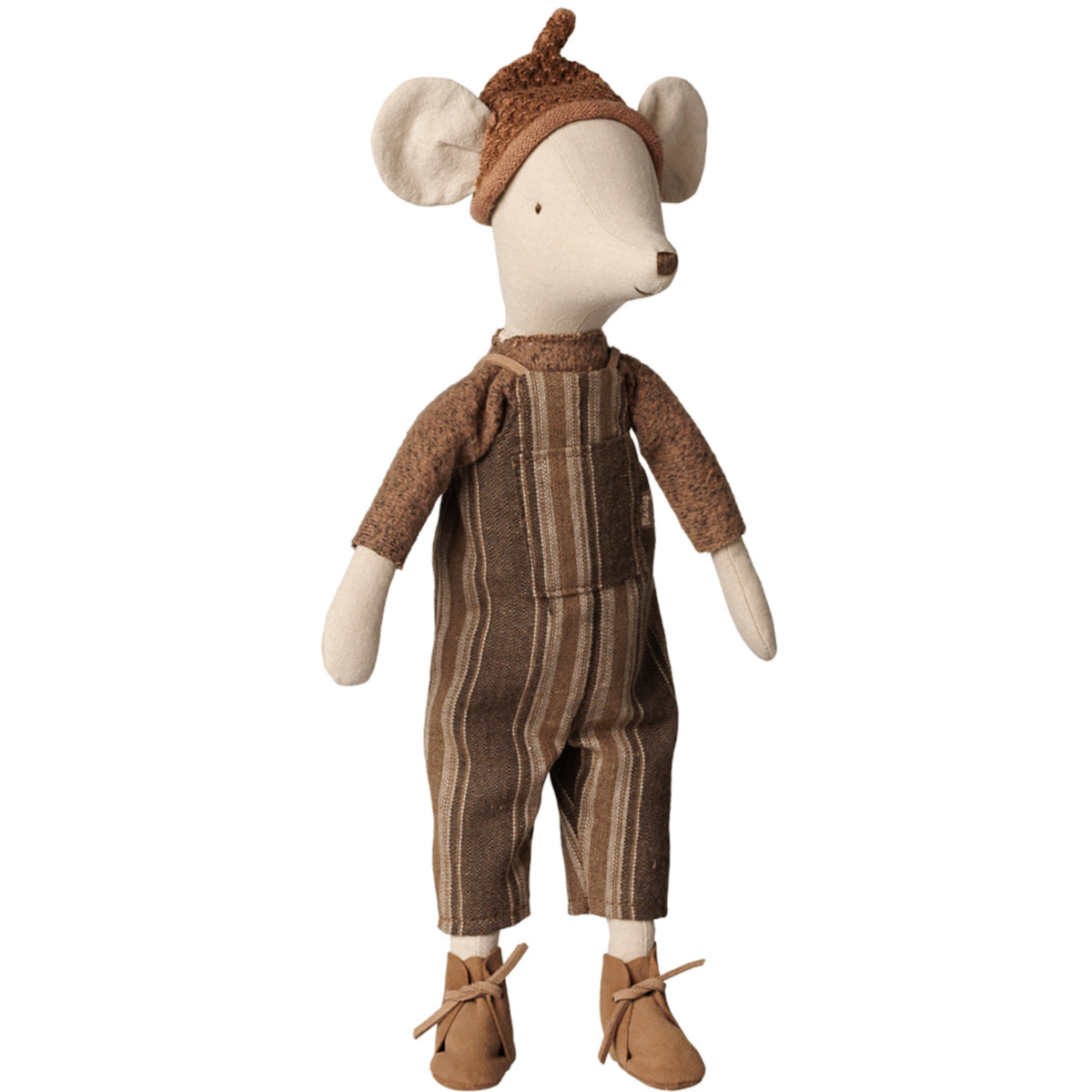 Maileg Mus, Medium - Overall And Sweater