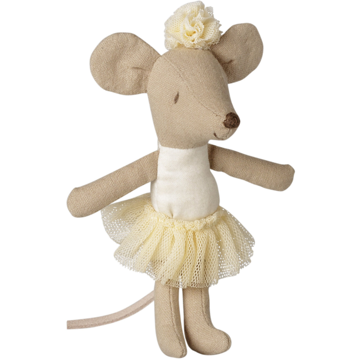 Maileg Ballerinamus, Lillesøster - Off White