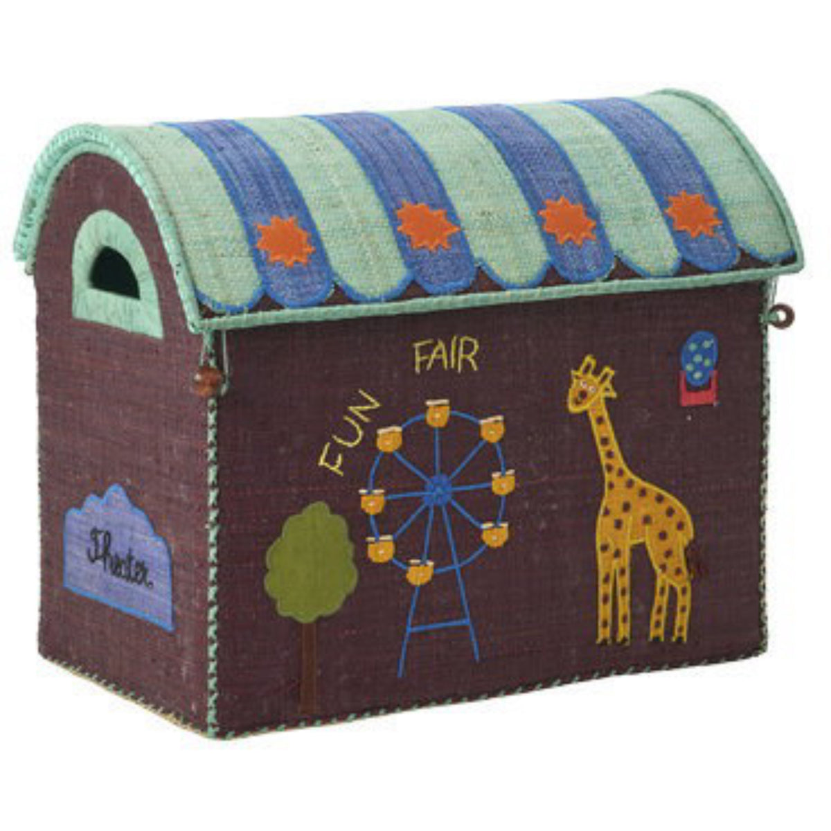 Rice Mint Fun Fair Theme Raffia Toy Kurve 3-Pack