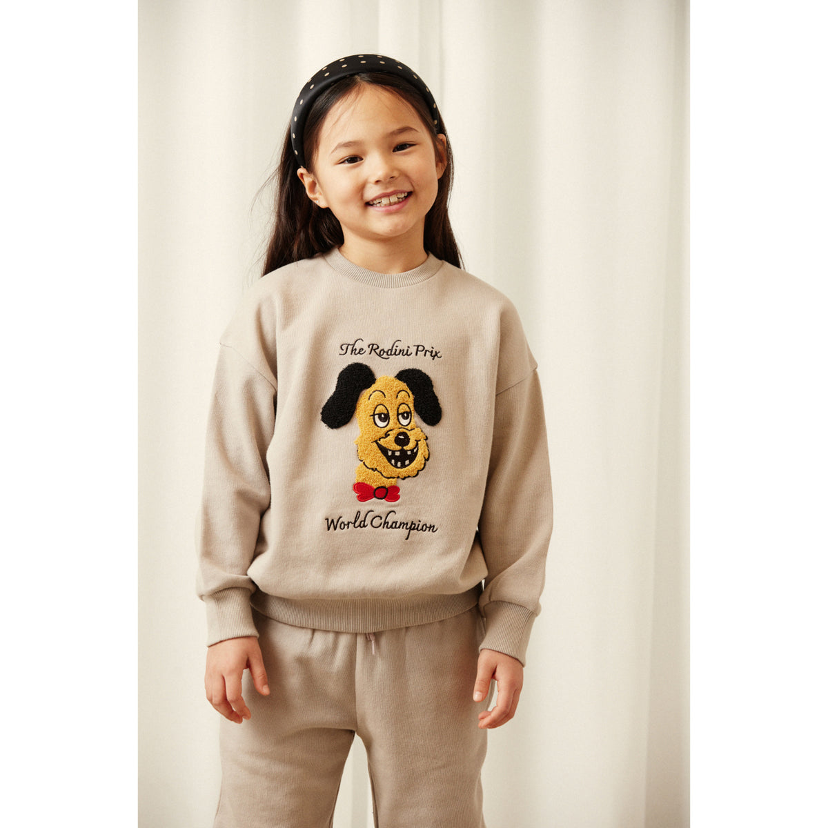 Mini Rodini Grey Rodini Prix Chenille Sweatshirt