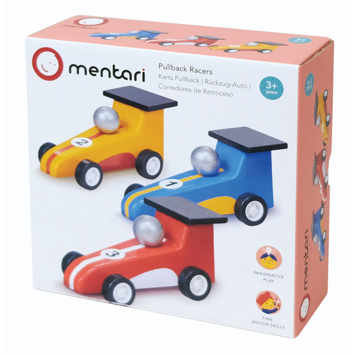 Mentari 3 Racerbiler Med Optræk