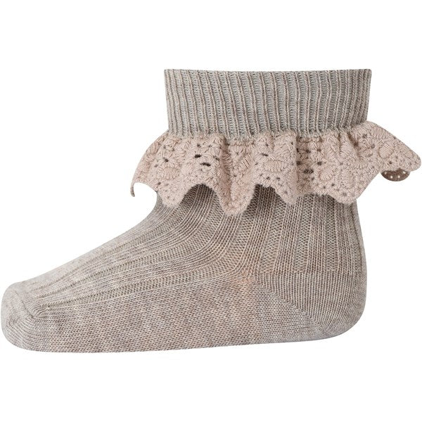 MP 57054 Lisa Strømper 489 Light Brown Melange