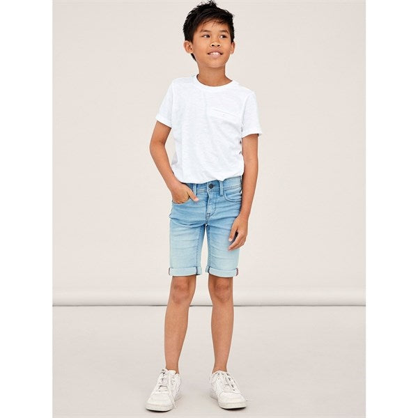 Name it Light Blue Denim Silas Slim Denim Shorts Noos