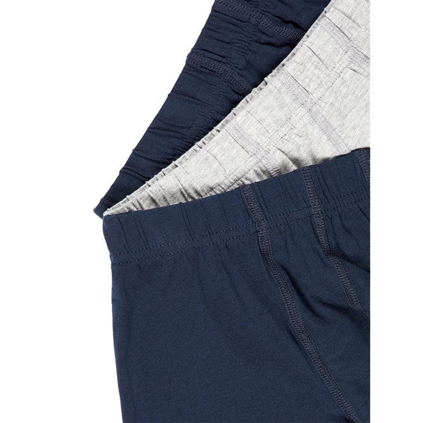 Name it Grey Melange Underbukser 3-Pak Noos