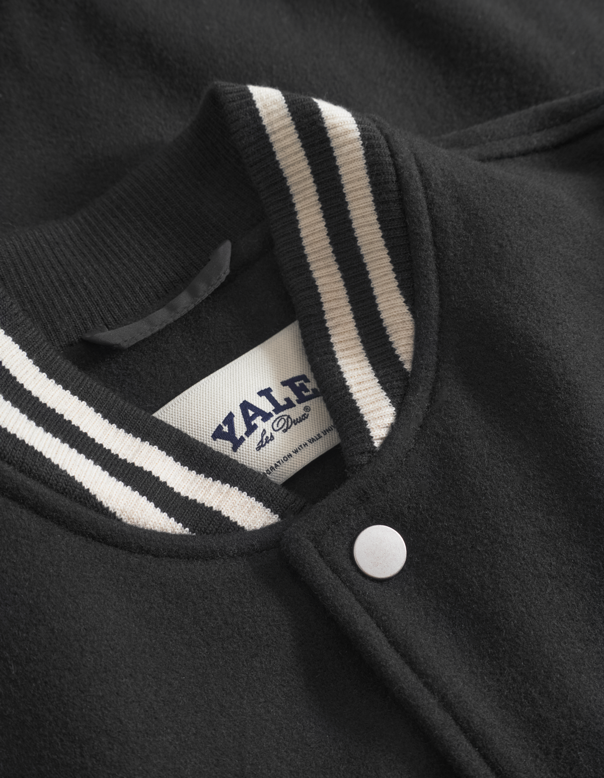 Les Deux Kids Black/Black Yale Uld Varsity Jakke KIDS
