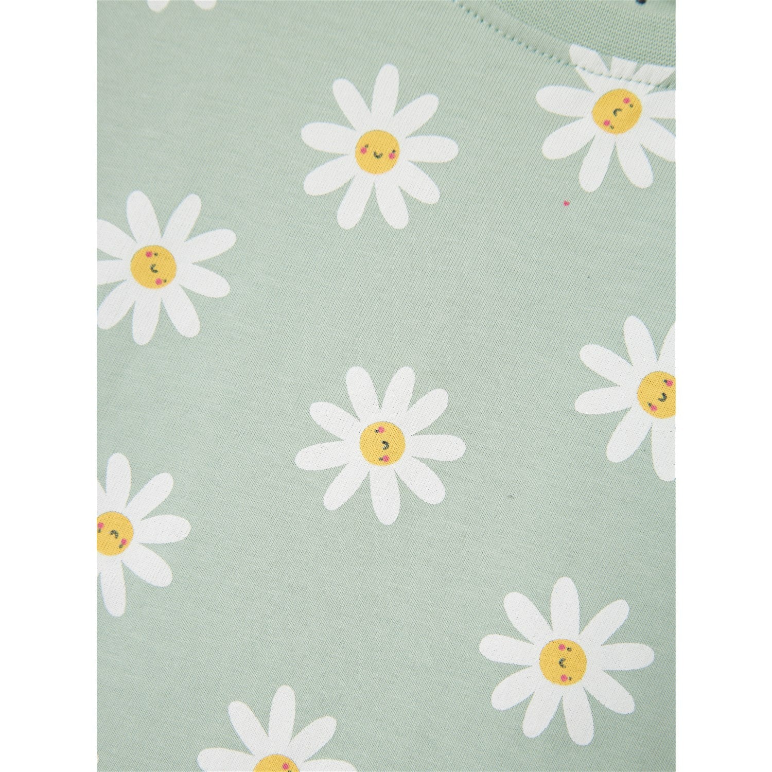Name It Silt Green Daisy Flowers Vigga T-Shirt 2
