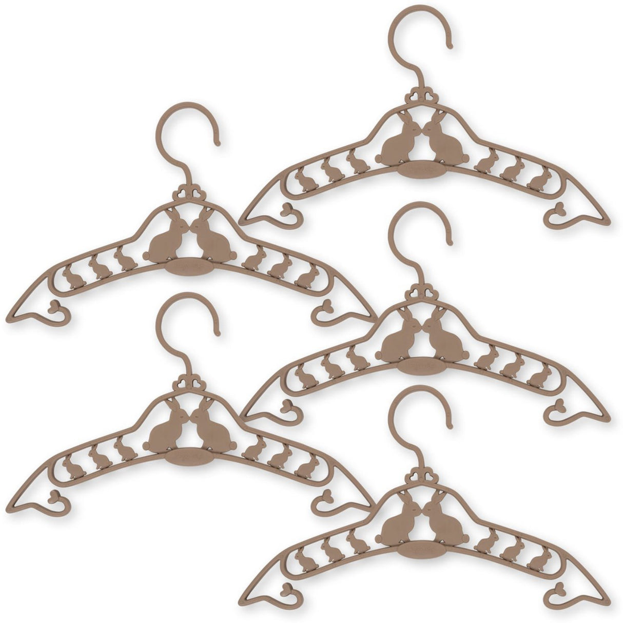 Konges Sløjd Shitake 5 Pak Kids Bøjler Bunny