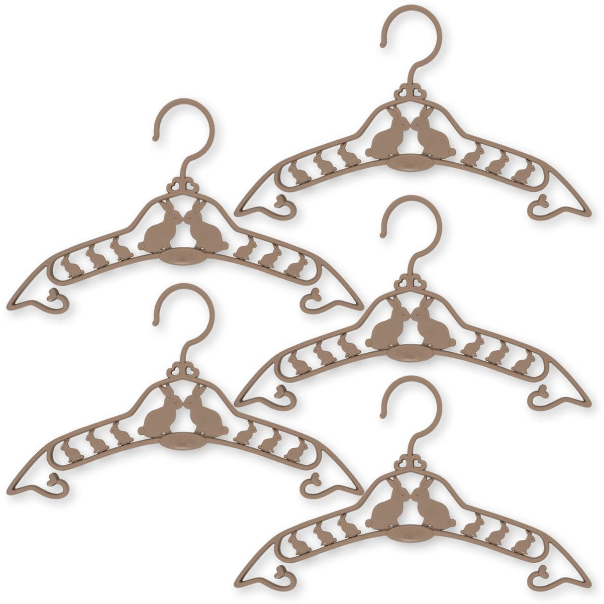 Konges Sløjd Shitake 5 Pak Kids Bøjler Bunny