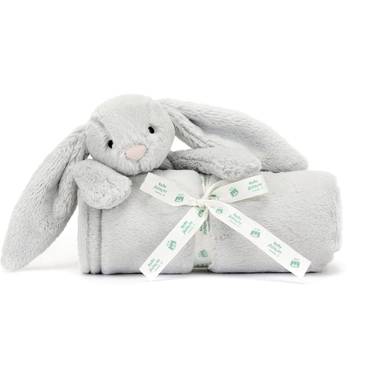 Jellycat Bashful Sølv Kanin Nussetæppe